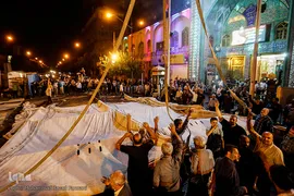 برپایی خیمیه عزای حسینیه کربلایی های مقیم مرکز