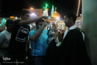 شب میلاد امام هادی(ع) در حرم بانوی کرامت