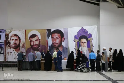 شور انتخابات در گلستان شهدای اصفهان