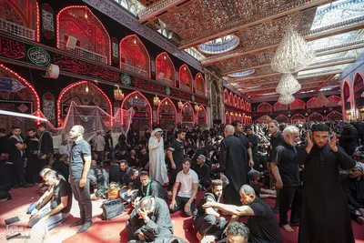 حال و هوای کربلای معلی در روز عاشورا