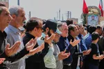 تشییع پیکر شهید علی‌اکبر معصومی‌نژاد در اراک/عکاس:طاها نظیری