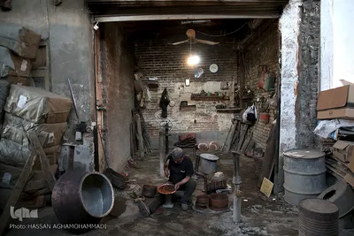 هنر چکش کاری روی مس