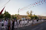 تشرف کاروان پیاده زیارتی حضرت شاهچراغ(ع) شهرستان فیروزآباد به حرم مطهر