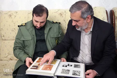 دیدار نمایندگان جامعه قرآنی با خانواده شهید طالب طاهری