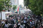 راهپیمایی «جمعه خشم و نصر» در تهران برگزار شد