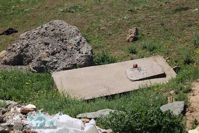وضعیت نامطلوب قبرستان متروکه منطقه بهار اهر