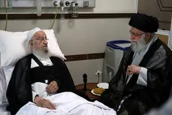 Ayətullah Xamenei xəstəxanada yatan Ayətullah Məkarim Şirazini ziyarət etdi- FOTO