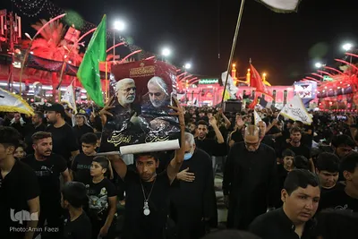 عزاداری شب اربعین در کربلا