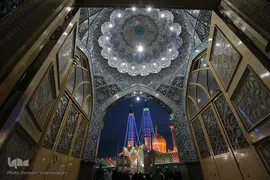  حرم مطهر و نورانی کریمه اهل بیت(ع)، حضرت فاطمه معصومه(س) در شهر مقدس قم