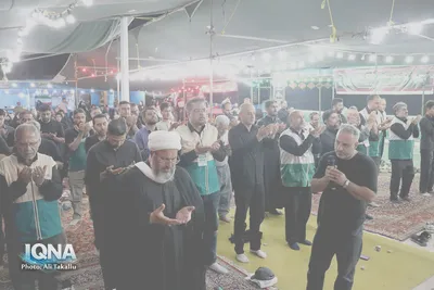 خدمت بی‌منت موکب امام رضا(ع)ملایر به زائران اربعین