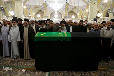 تشییع پیکر «آیت الله حسینی شاهرودی»