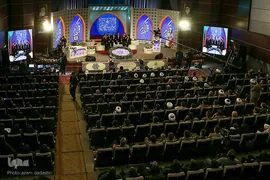 اختتامیه بخش آقایان مسابقات قرآن اوقاف در قزوین