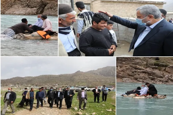 بازدید معاون رئیس جمهور از مناطق زلزله‌زده کوهرنگ