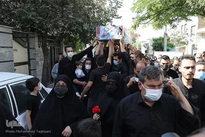 تشییع پیکر شهید مدافع حرم «محمد اینانلو» _ کرج