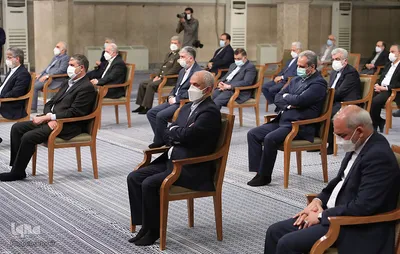 آخرین دیدار رئیس‌جمهور و هیئت دولت دوازدهم با رهبر انقلاب