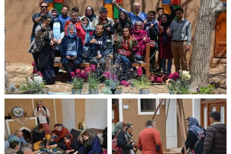 بازدید گردشگران فرانسوی از جاذبه‌های تاریخی و مذهبی اقلید