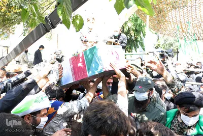 تشییع پیکر پاک شهید مدافع حرم حجت الاسلام و المسلمین «مجید سلمانیان»‎