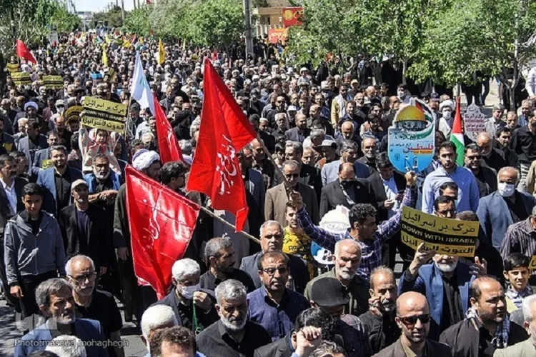 حضور باشکوه سمنانی‌ها در راهپیمایی روز قدس + فیلم