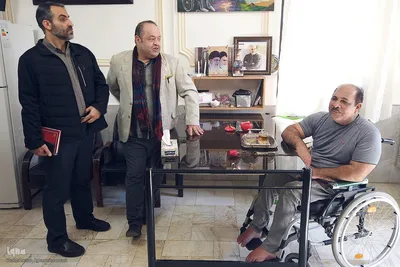 دیدار رییس جهاد دانشگاهی با جانبازان آسایشگاه ثارالله
