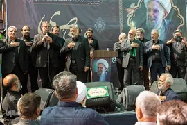 مجلس ترحیم مرحوم آیت الله ناصری در مسجد جامع اصفهان