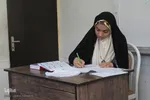 رقابت دانش‌آموزان دختردر آزمون حفظ جزء سی‌ام