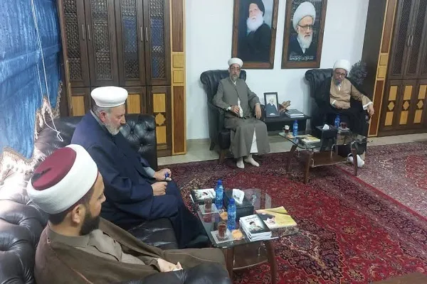 دیدار علمای فلسطینی با نماینده آیت‌الله یعقوبی در بیروت