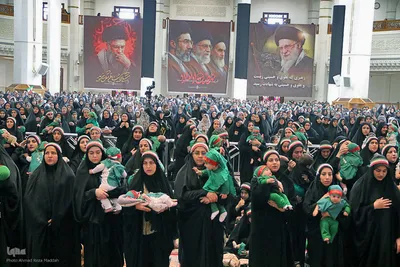 همایش شیرخوارگان حسینی در  حرم مطهر شاهچراغ(ع)