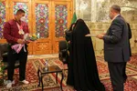 حضور قهرمانان پارالمپیک توکیو ۲۰۲۰ در حرم شاهچراغ(ع)