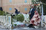 ویژه‌برنامه تحویل سال نو در گلستان شهدای اصفهان