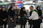 مراسم استقبال از خادمان رضوی در جهاد‌دانشگاهی واحد اصفهان