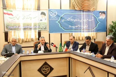 نشست خبری حاجی حسینی رییس سازمان جهاد کشاورزی استان یزد
