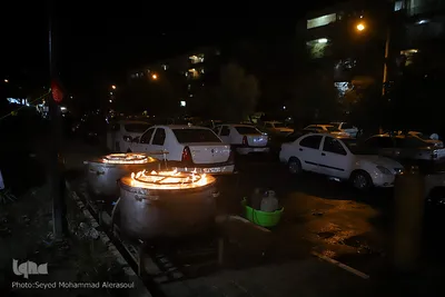 مراسم شام غریبان در شهرک شهید بهشتی - مشهد
