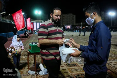 عزاداری شب چهارم محرم در ورزشگاه تختی مشهد

