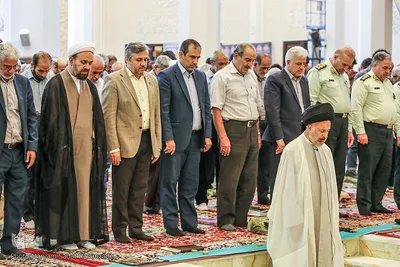 نماز عید قربان در شاهچراغ