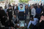مراسم تشییع و خاکسپاری شهید «قاسم بلند» در اهواز