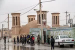 بارش اولین برف زمستانی رخت سفید بر تن ییلاقات استان یزد