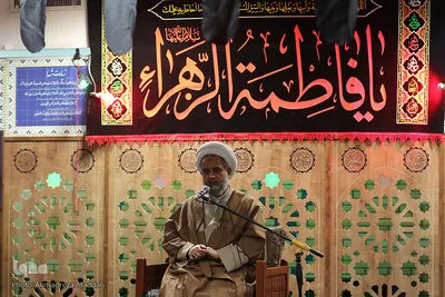 مراسم سوگواری دهه فاطمیه در معراج شهدا‎‎