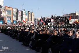 چهره ها در مراسم خاکسپاری شهید س‍پهبد قاسم سلیمانی/ کرمان