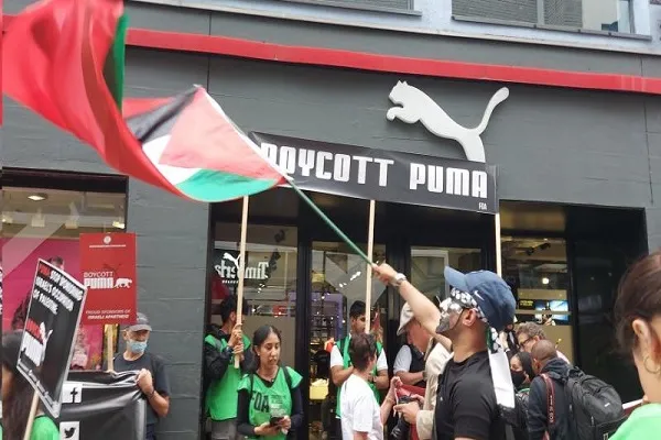 İngiltere'de Filistin'e destek için Puma şirketini boykot kampanyası başlatıldı