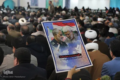 مراسم اربعین شهید سپهبد حاج قاسم سلیمانی در بیرجند