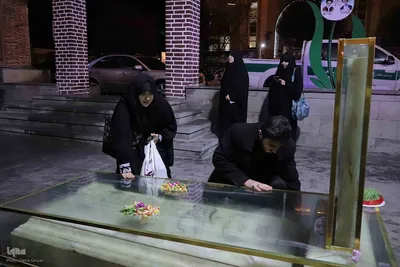 مراسم شب قدر در گلزار شهدای وادی رحمت تبریز