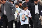 تشییع پیکر مطهر دو شهید گمنام در ملایر