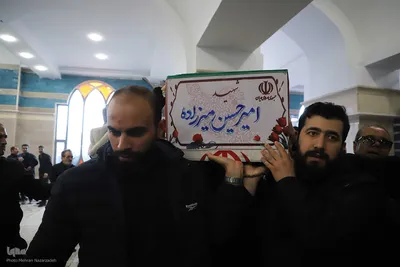 تشییع پیکر 21 شهید تجاوز آمریکایی _ صهیونی در تبریز