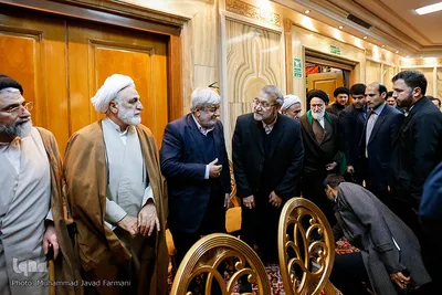 مراسم وداع با پیکر آیت الله هاشمی شاهرودی