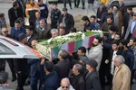 تشییع پیکر شهید گمنام در شهرستان شوط‎