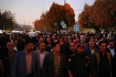 تشییع پیکر دو شهید گمنام در الشتر و نورآباد