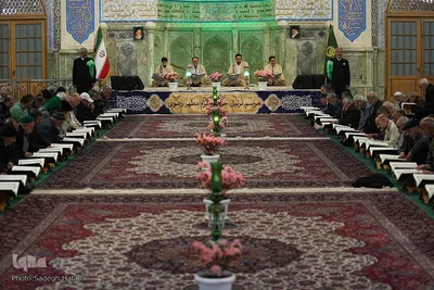 ترتیل‌خوانی قرآن کریم در حرم امام رضا(ع)