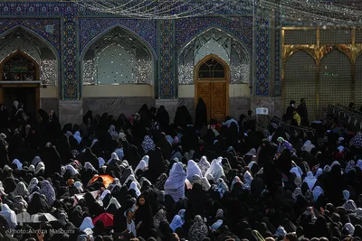 مراسم دعای عرفه در حرم مطهر رضوی