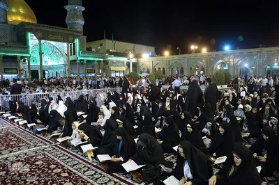 محفل قرآنی در جوار سید‌الکریم(ع)