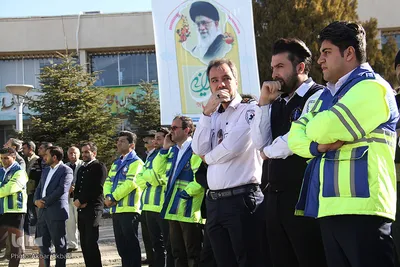 تشییع پیکر شهدای حادثه سقوط اورژانس هوایی در چهارمحال و بختیاری